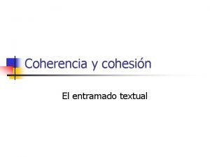 Cohesión lexica