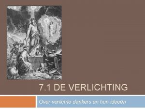 Verlichte denkers en hun ideeën