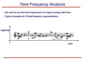 Time-frequency