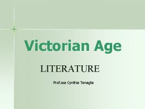 Anti victorian reaction
