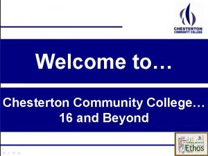 Chesterton community college open evening