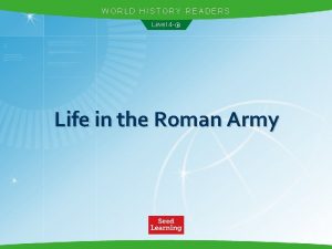 WORLD HISTORY READERS Level 4 Life in the