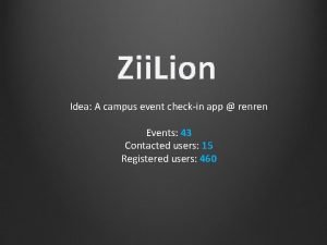 Zii app