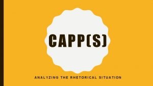 Capp analysis example