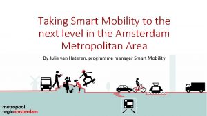 Smart mobility amsterdam