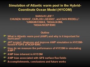 Atlantic warm pool