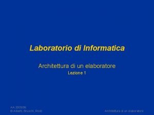 Architettura