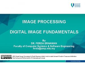 Spatial resolution in digital image processing Spatial resolution in digital image processing