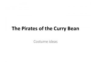 Pirate costumes