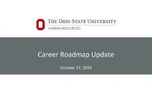 Career roadmap osu Career roadmap osu
