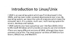 Linuxunix