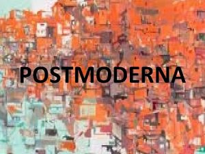 Znaky postmoderny
