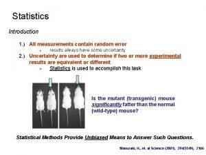 True mean statistics