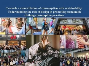 Sustainable clothing consumption