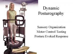 Dynamic Posturography Sensory Organization Motor Control Testing Posture