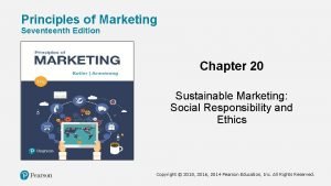 Sustainable marketing principles