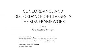 Sda classes