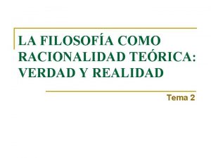 Que es la verdad