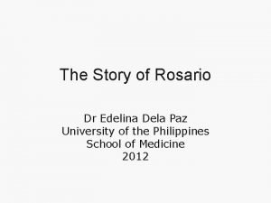 Dr marites del rosario