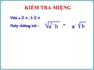 đưa thừa số ra ngoài dấu căn