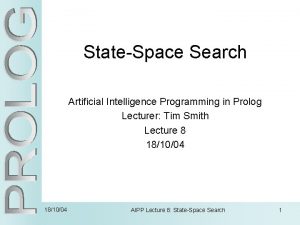 What is state space search in ai