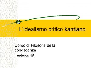 Giudizi sintetici a priori