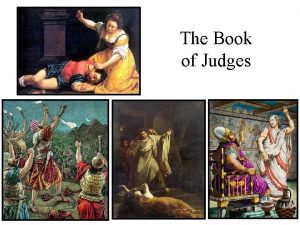 Questions about the book of judges