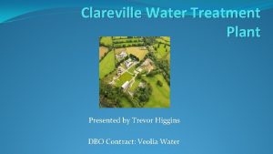 Clareville water treatment plant