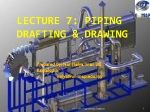 Piping engineering drawing
