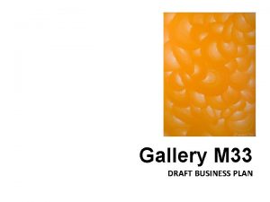 Business plan for art gallery