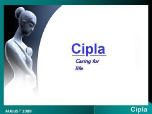 Cipla caring for life logo