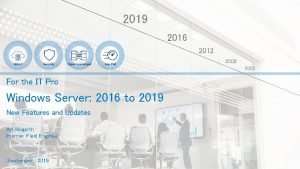 2019 2016 2012 Hybrid Security Hyperconverged App Plat