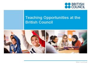 British council introductions