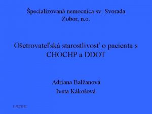 Pneumologia nitra zobor