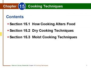 Cooking methods vocabulary