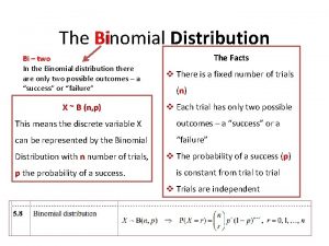 Binomial distribution tree diagram