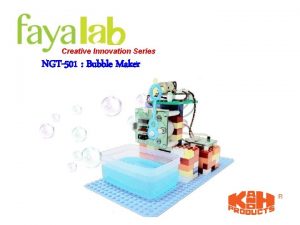 Creative Innovation Series NGT501 Bubble Maker NGT501 Bubble