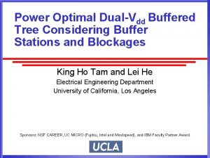 Power Optimal DualVdd Buffered Tree Considering Buffer Stations