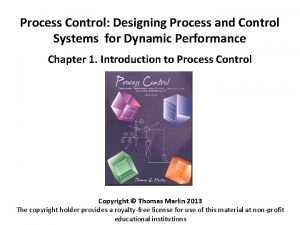 Process control design