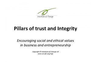 5 pillars of trust