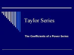 Taylors theorem