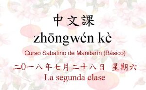 zhngwn k Curso Sabatino de Mandarn Bsico O