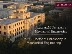 Mechanical engineering tamu degree plan