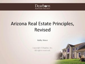 Arizona real estate law book