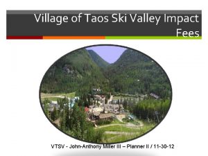 Village of taos ski valley