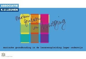 Muzische grondhouding