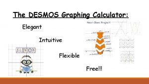 The DESMOS Graphing Calculator Elegant Intuitive Flexible Free