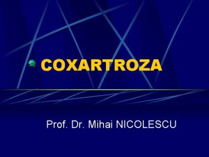 Coxartroza definitie