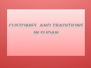 تعبير عن sudanese hospitality