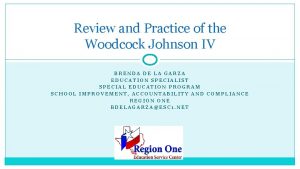 Woodcock johnson iv subtests